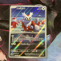 Pokemon Delibird Me01: Mega Evolution Illustration Rare Holo 152/132 90 HP Card - Image 1