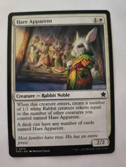 Hare Apparent - Foundations (FDN) MTG TCG NM - Image 1