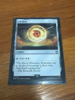 Sol Ring #245 | Near Mint | Doctor Who Magic MTG - Image 1