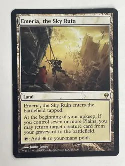 MTG Emeria, the Sky Ruin - LP - Zendikar #213 - Image 1
