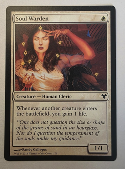 MTG Soul Warden 1/26 Modern Event Deck 2014 (2 Available) - Image 3
