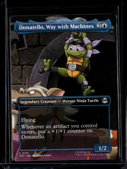 Donatello, Way with Machines (Borderless) - 197 - TMT - NM - MTG - Image 1