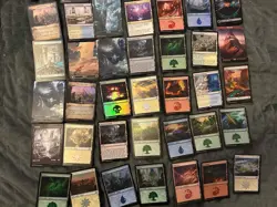 MTG Bulk Lot of Foil/Borderless Lands - Read Description - Image 2