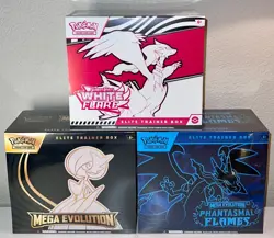 Pokemon Mega Evolution Elite Trainer Box ETB, White Flare, Phantasmal Flames ETB - Image 5