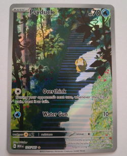 Psyduck 175/165 Played HP Illustration Rare Pokemon Scarlet Violet English 151 - Image 1