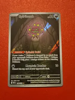 Pokemon Spiritomb 148/132 Me01: Mega Evolution Holo Rare 80HP English Card - Image 1
