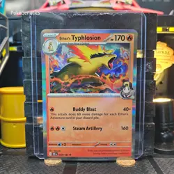 Ethan's Typhlosion Destined Rivals Holo Pokemon TCG 034/182 Scarlet Violet Rare - Image 1
