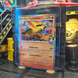 Ethan's Typhlosion Destined Rivals Holo Pokemon TCG 034/182 Scarlet Violet Rare - Image 2