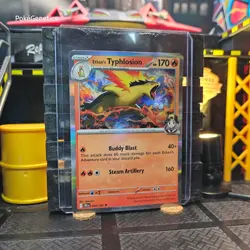 Ethan's Typhlosion Destined Rivals Holo Pokemon TCG 034/182 Scarlet Violet Rare - Image 3