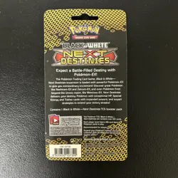 Pokemon TCG: Black and White Next Destinies Blister Pack Regigigas Art NFS - Image 2
