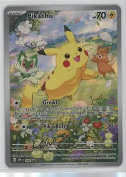 Pikachu (Paldea Adventure Chest) Holo Pokemon Scarlet & Violet Black Star Promo - Image 1