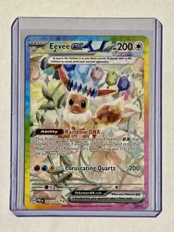 Pokemon Prismatic Evolutions-Eevee ex 167/131 Special Illustration Rare.New/Mint - Image 3