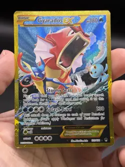Gyarados EX Secret Rare 123/122 XY Breakpoint Pokemon English Gold MP - Image 3