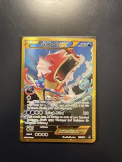Pokemon TCG Gyarados EX 123/122 XY Breakpoint 2016 Secret Full Art Ultra Rare - Image 1