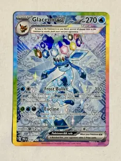 Pokemon Prismatic Evolutions-Glaceon ex 150/131 Special Illustration Rare.Mint - Image 5