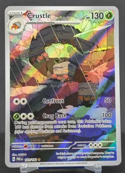 Pokemon Crustle #183/182 English Paradox Rift Illustration Rare - Image 1