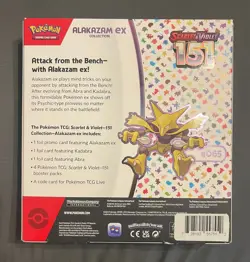 Pokemon TCG Alakazam ex 151 Collection Box – Factory Sealed Scarlet & Violet 151 820650855269 - Image 2