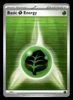 Pokemon Basic Grass Energy #017 tcg Near Mint or Better - Image 1