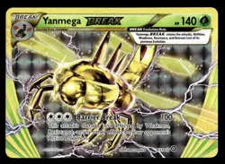 Pokemon Yanmega BREAK XY - Steam Siege Rare BREAK Holo #8/114 ESE - Image 1