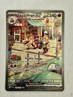 Pokemon Paldea Evolved-Skeledirge ex 258/193 Special Illustration Rare.New/Mint - Image 4