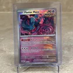 Pokemon TCG Prismatic Evolutions Flutter Mane Master Ball Pattern Rare 043/131 - Image 1
