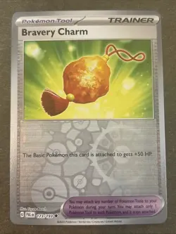 Bravery Charm 173/193 Sv02: Paldea Evolved Reverse Holo Pokemon TCG NM - Image 1