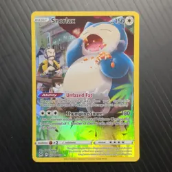 Pokemon Snorlax TG10/TG30 Lost Origin Trainer Gallery Full Art Holo Ultra Rare - Image 1