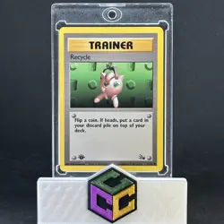 Pokemon 1st Edition Recycle Common Fossil 61/62 - Image 1