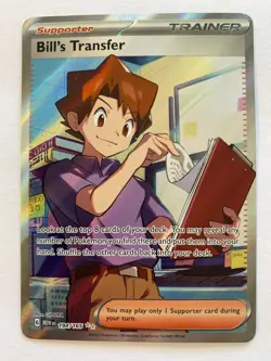 Pokemon TCG Bill's Transfer 194/165 Sv: Scarlet & Violet 151 Holo Near Mint - Image 1