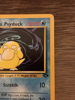 Pokemon TCG Sabrina's Psyduck 99/132 Gym Challenge Common Basic 50 HP Regular - Image 4