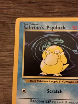 Pokemon TCG Sabrina's Psyduck 99/132 Gym Challenge Common Basic 50 HP Regular - Image 5