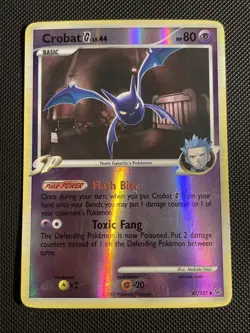Crobat G - 47/127 - Pokemon Platinum Reverse Holo LP - Image 1