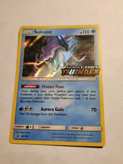 Suicune 2018 Pokemon TCG #SM149 Sun & Moon Lost Thunder Rare Holo Stamped - Image 1