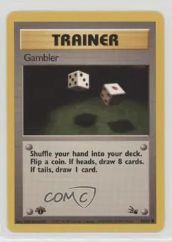 Gambler 1st Ed. Pokemon Fossil #60 1999 - Image 1