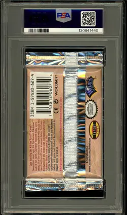 Pokemon 1999 WOTC 1st Edition Fossil Aerodactyl Sealed Booster Pack PSA 9 - Image 2