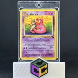 1999 Pokemon Fossil Slowbro 1st Edition #43/62 Uncommon - Image 1