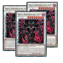 DRACO BERSERKER DEL TENYI 3x • (Of The) • Rara • VASM IT026 • 1Ed • Yugioh! - Image 1