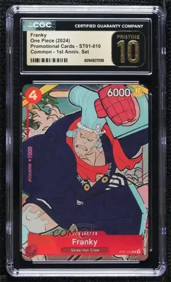 2022 One Piece Card Game: 25th Anniversary Premium Collection Franky CGC 10 - Image 1