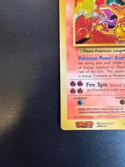 Pokemon Card Charizard Promo CoroCoro Comic Jumbo Vintage 1999 Japanese - Image 3