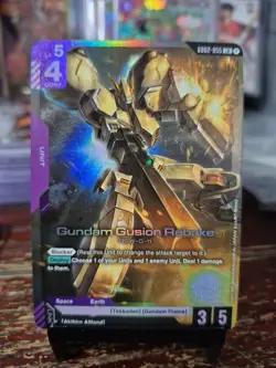 Gundam Card Game - Gundam Gusion Rebake GD02-055 LR English Holofoil - Image 1