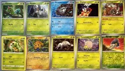 Cute Bugs Pokemon TCG Bug Type Lot 10 Cards Common NM Various Sets - Image 1