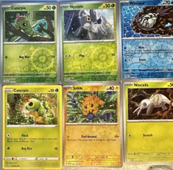 Cute Bugs Pokemon TCG Bug Type Lot 10 Cards Common NM Various Sets - Image 2