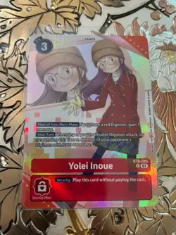 Digimon Card Game Yolei Inoue Alternate Art Foil BT8-085 Premium Heroines - Image 1