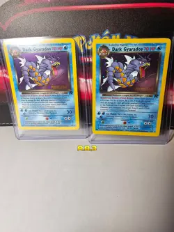Pokemon TCG -Dark Gyarados Prerelease Holo #8/82 | Set of 2 Cards | Team Rocket - Image 1