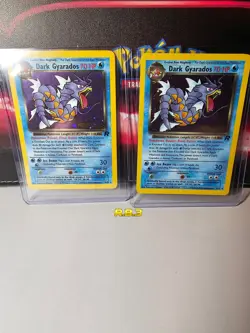 Pokemon TCG -Dark Gyarados Prerelease Holo #8/82 | Set of 2 Cards | Team Rocket - Image 3