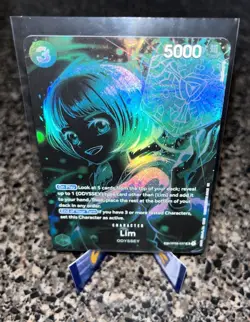One Piece Lim OP09-037 SP Super Rare Holo Character Card 5000 HP - Image 1