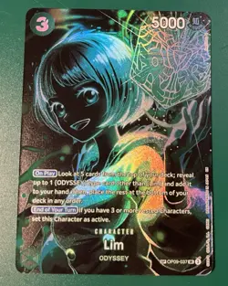 One Piece Lim OP09-037 SP Super Rare Holo Character Card 5000 HP - Image 2