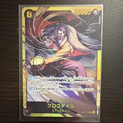 Crocodile OP14-120 Secret Rare Holo Character Card One Piece CCG - Image 1