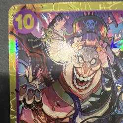 Bandai Kaido & Linlin OP08-119 Secret Rare Foil Full Art One Piece CCG Card - Image 4