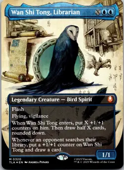 Wan Shi Tong, Librarian (Borderless) 320 Avatar: The Last Airbender NM FOIL MTG - Image 1